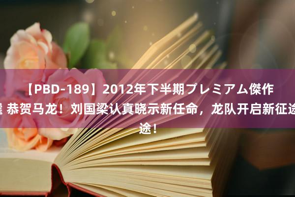 【PBD-189】2012年下半期プレミアム傑作選 恭贺马龙！刘国梁认真晓示新任命，龙队开启新征途！